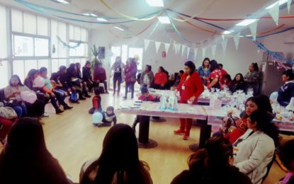 Futuras madres participan en Baby Shower masivo organizado por el CESFAM Pedro Pulgar