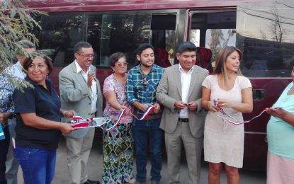 AUTORIDADES INAUGURAN NUEVO BUS SUBSIDIADO HUARA-IQUIQUE Y LAS DOS ZONAS INTERNET WIFI GRATUITO EN PLAZAS DE LA LOCALIDAD   