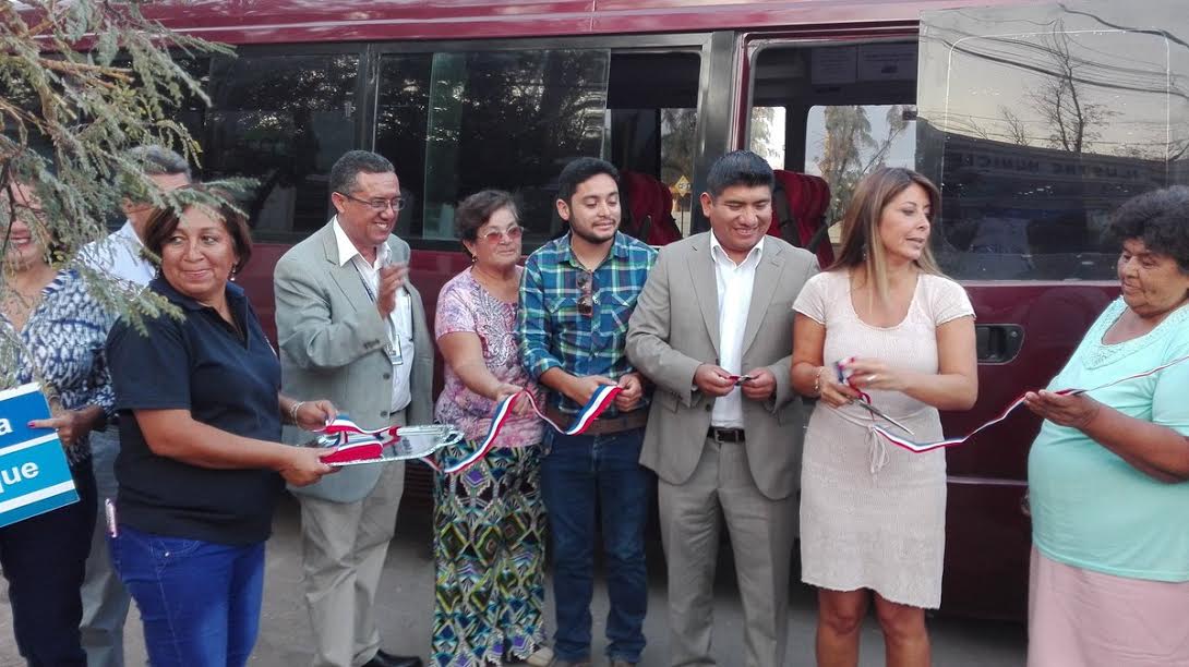 AUTORIDADES INAUGURAN NUEVO BUS SUBSIDIADO HUARA-IQUIQUE Y LAS DOS ZONAS INTERNET WIFI GRATUITO EN PLAZAS DE LA LOCALIDAD   