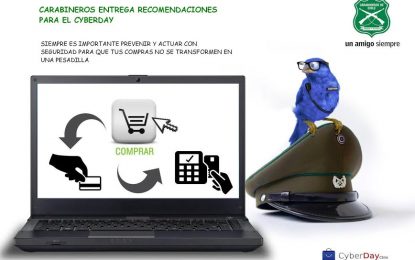 CARABINEROS ENTREGA RECOMENDACIONES PARA ESTE CYBERDAY   