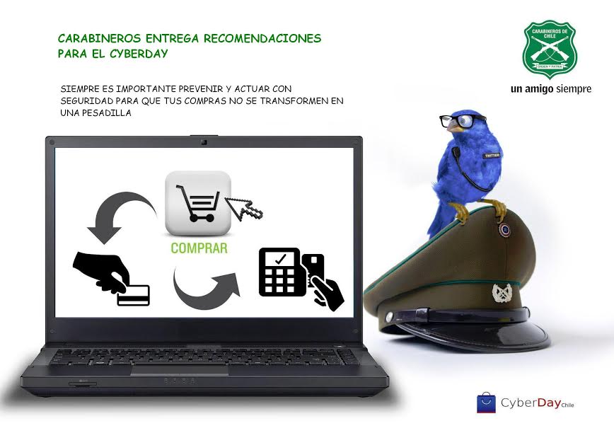 CARABINEROS ENTREGA RECOMENDACIONES PARA ESTE CYBERDAY   