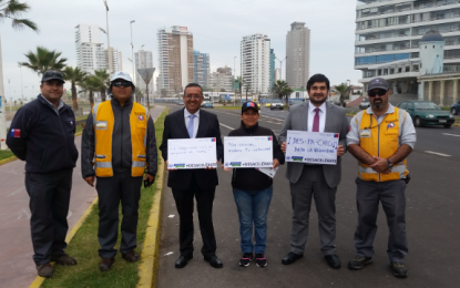 Subsecretario de Transportes encabezó campaña de seguridad vial para motociclistas de la Comisión Nacional de Seguridad de Tránsito