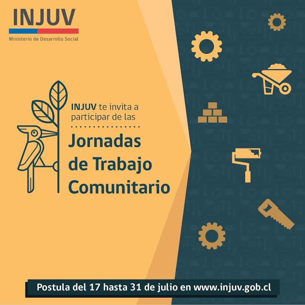 INJUV te invita a postular a una nueva versión de las Jornadas de Voluntariado Comunitario