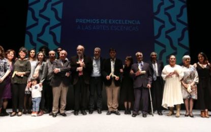 Representantes del teatro, circo y danza fueron reconocidos en la primera versión del Premio de Excelencia a las Artes Escénicas