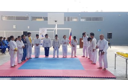 Trece judocas del Colegio Simón Bolívar ascendieron tras meses de entrenamiento