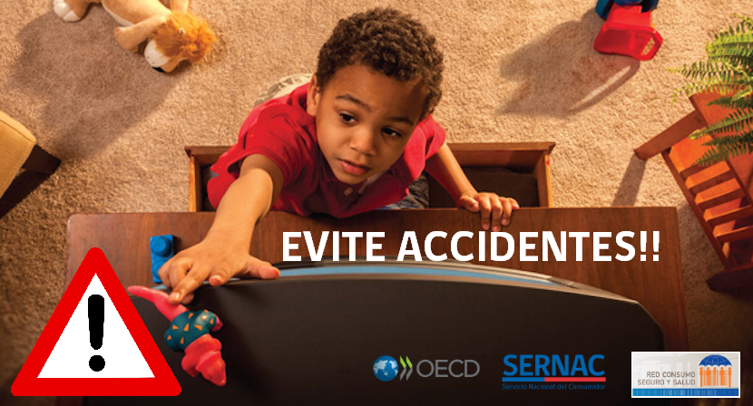 CHILE, A TRAVÉS DEL SERNAC, SE UNE A CAMPAÑA MUNDIAL DE PREVENCIÓN DE VOLCAMIENTO DE MUEBLES, TELEVISORES Y SIMILARES