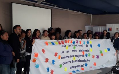 Conmemoraron el Día de la No Más  Violencia Contra la Mujer en Alto Hospicio