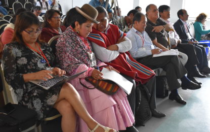 Más de 100 hablantes participan en Congreso de Normalización Lingüística Aymara