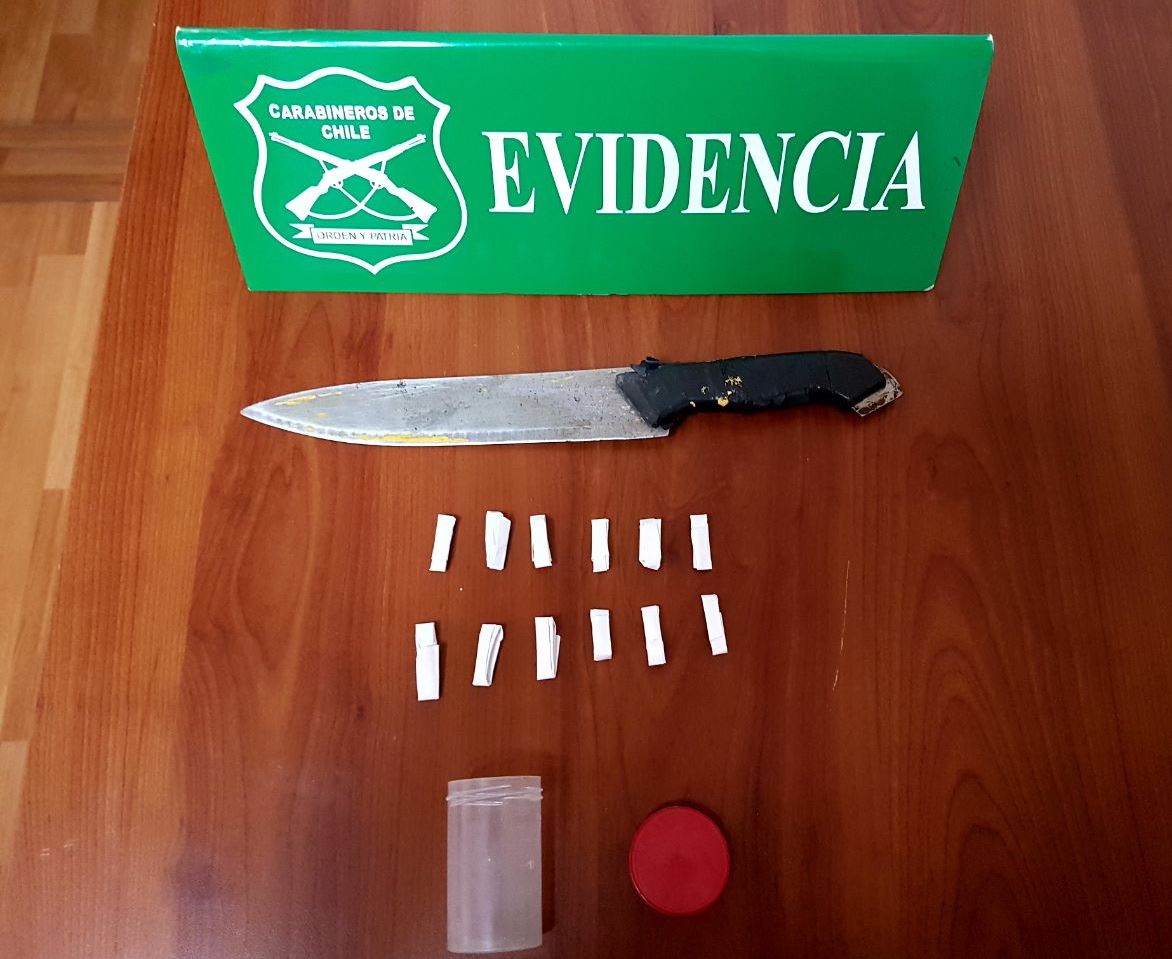 Detenido por porte de arma y droga en la tirana