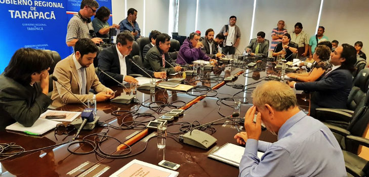 Elección del presidente del CORE de Iquique mantiene a la provincia sin gobernador