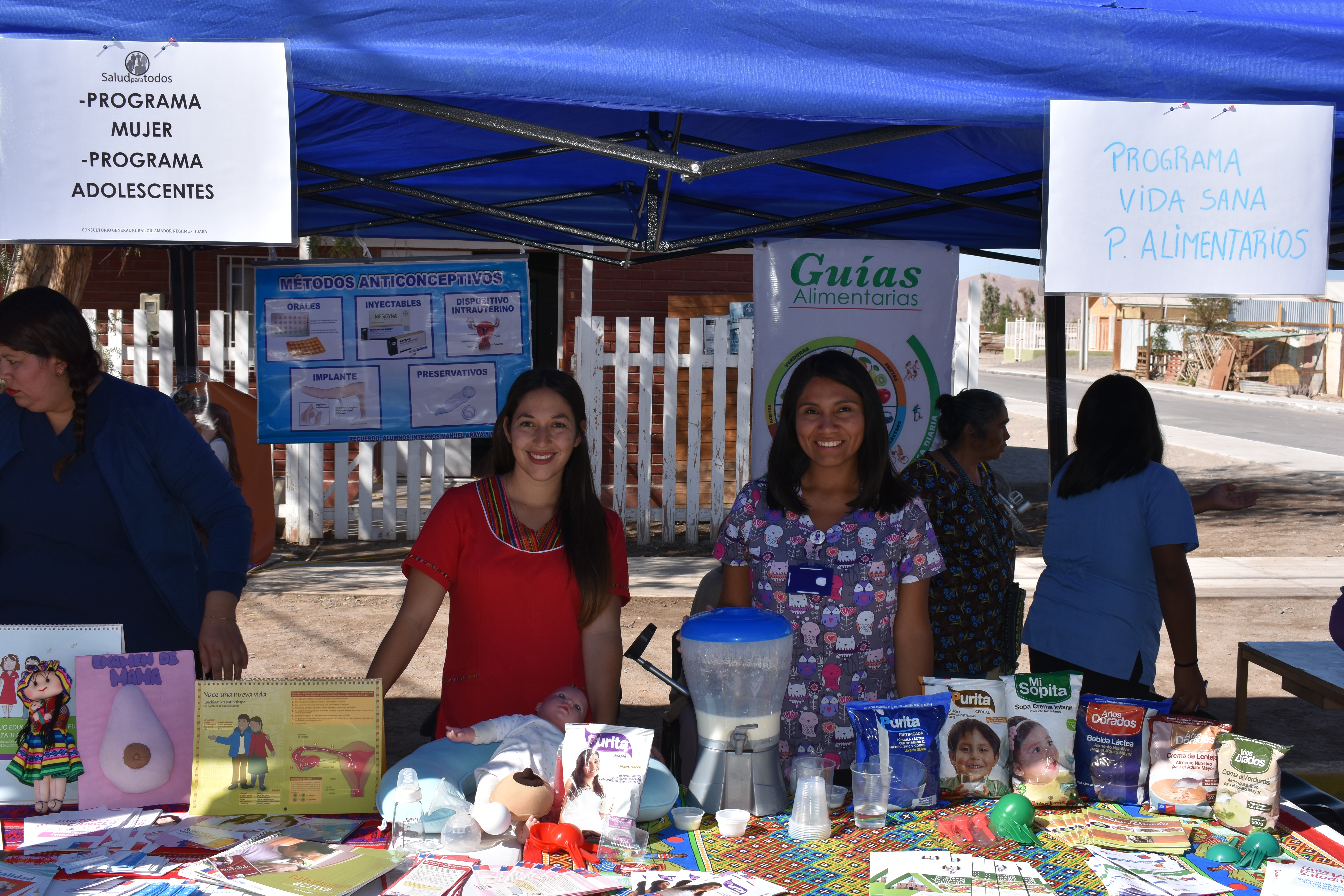 VARIADAS PRESTACIONES REALIZÓ FERIA DE LA SALUD