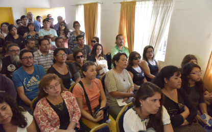 Vecinos de J.V. Santa Teresa conocen proyecto de  cambio de redes públicas