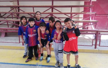 Niños y niñas del  4 a 7 disputaron  encuentro deportivo y recreativo