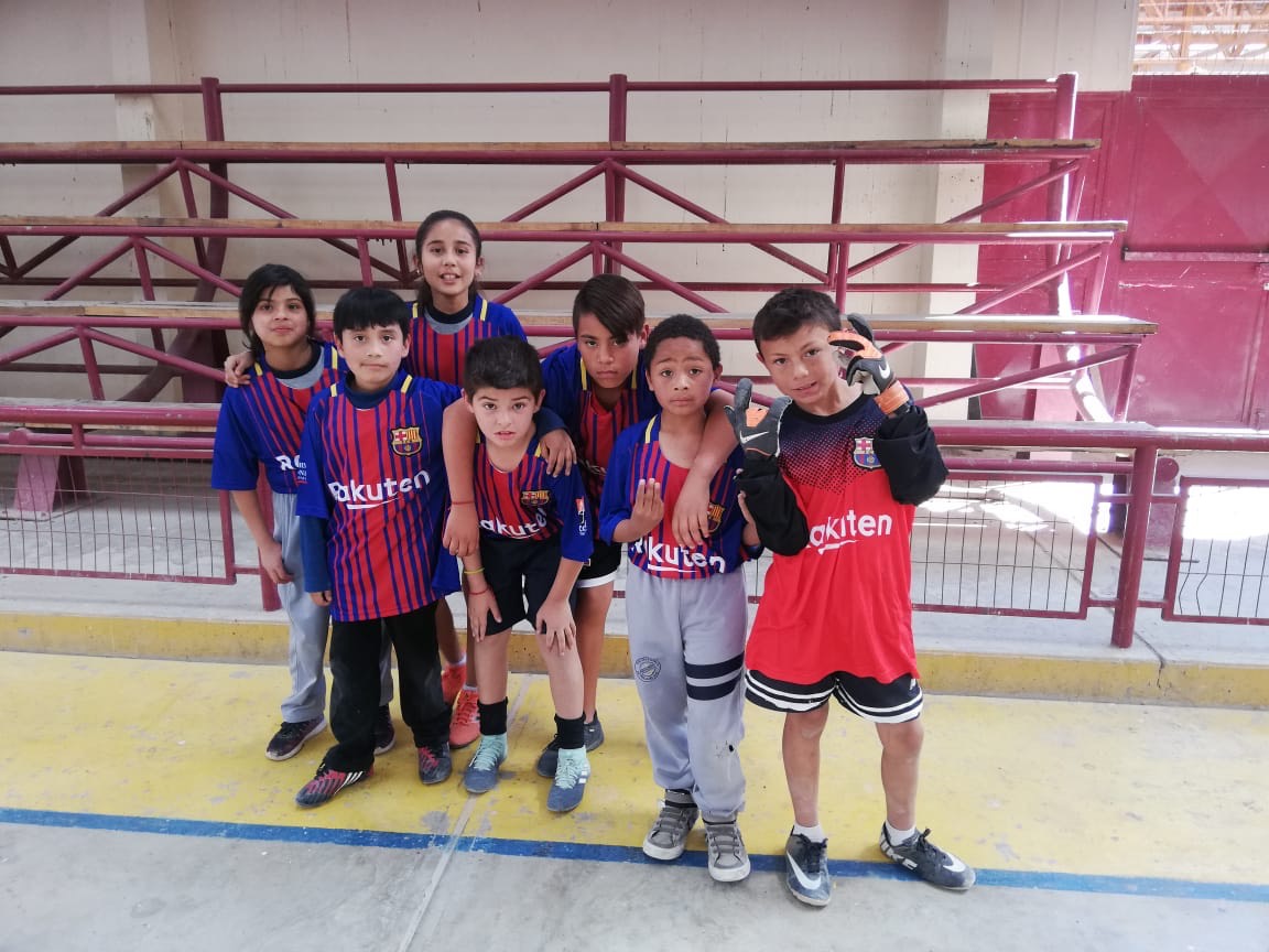 Niños y niñas del  4 a 7 disputaron  encuentro deportivo y recreativo