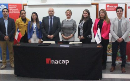 Seremi de Gobierno e Inacap firman convenio de  colaboración para fortalecer rol de dirigentes sociales