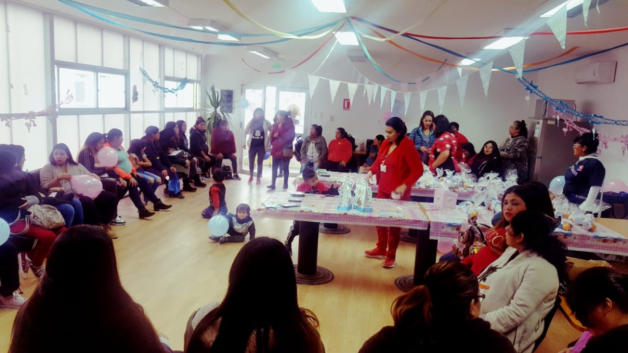 Futuras madres participan en Baby Shower masivo organizado por el CESFAM Pedro Pulgar