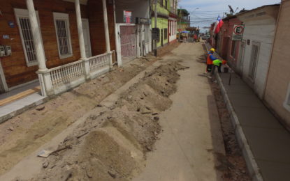 Serviu inició recambio de veredas en emblemático barrio El Morro