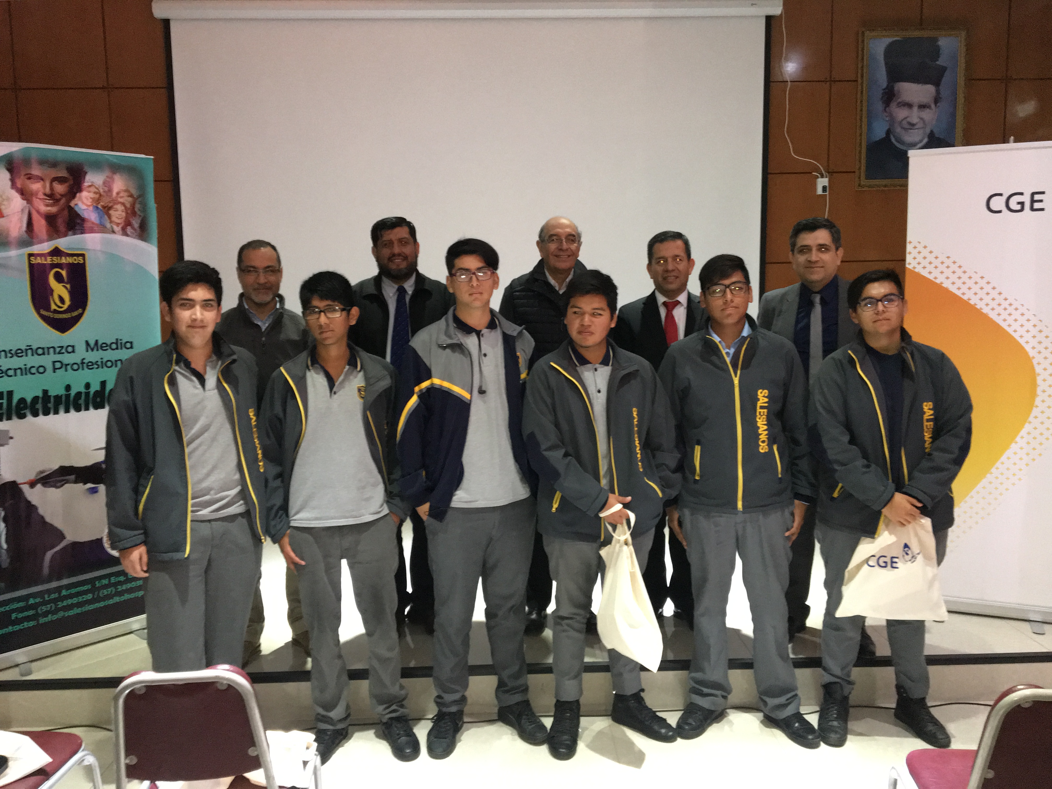 Alumnos de Liceo Domingo Savio asistirán a pasantías estudiantiles en CGE