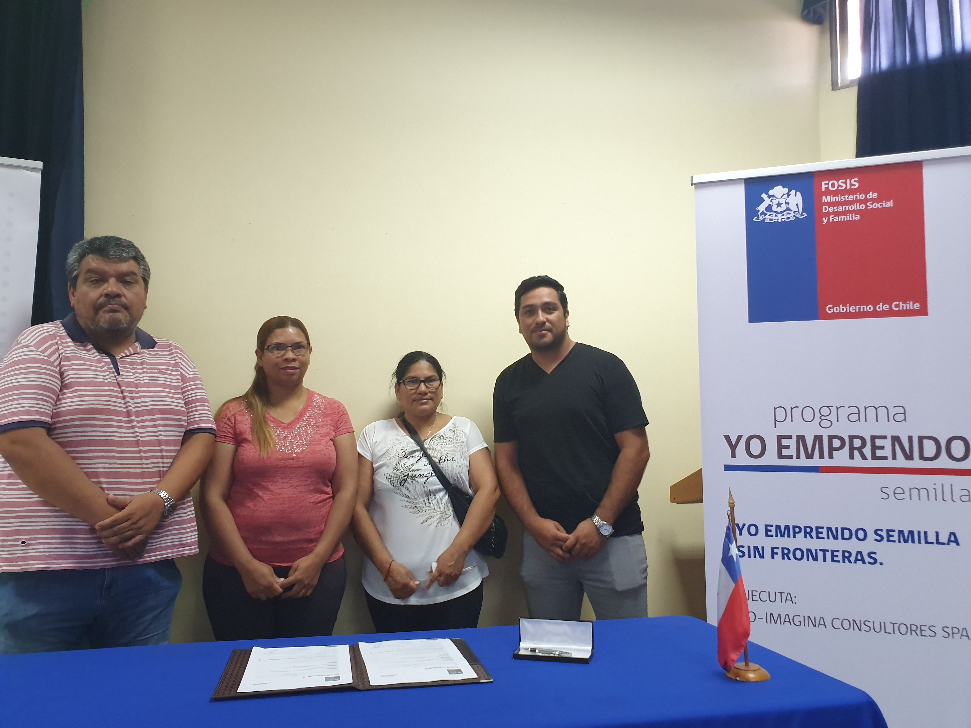 Migrantes de Alto Hospicio  e Iquique,  iniciaron participación  en programa de Emprendimiento.