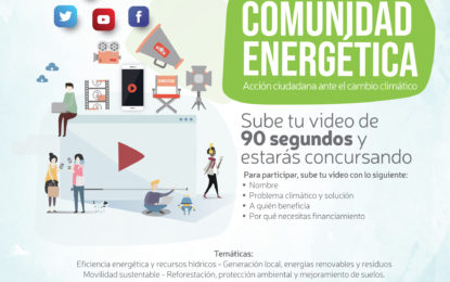 Amplían plazos de concursos del  Programa Comunidad Energética