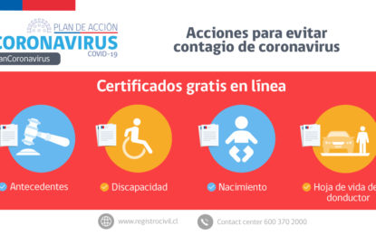 registro civil informa para los que necesitan certificados