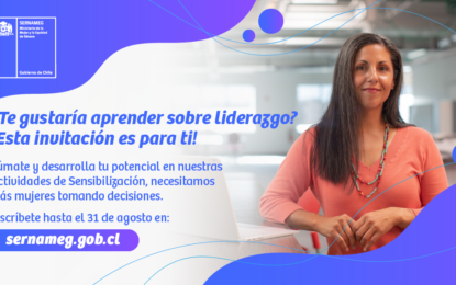 Hasta el 31 de agosto  se podrá postular a las Actividades  de Sensibilización del Programa Mujer y Participación Política