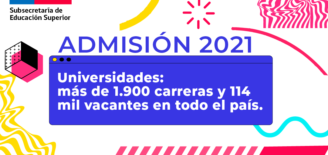 Admisión 2021: Universidades ofrecen más de 1.900 carreras y un cuarto de ellas bajaron la ponderación de la Prueba de Transición