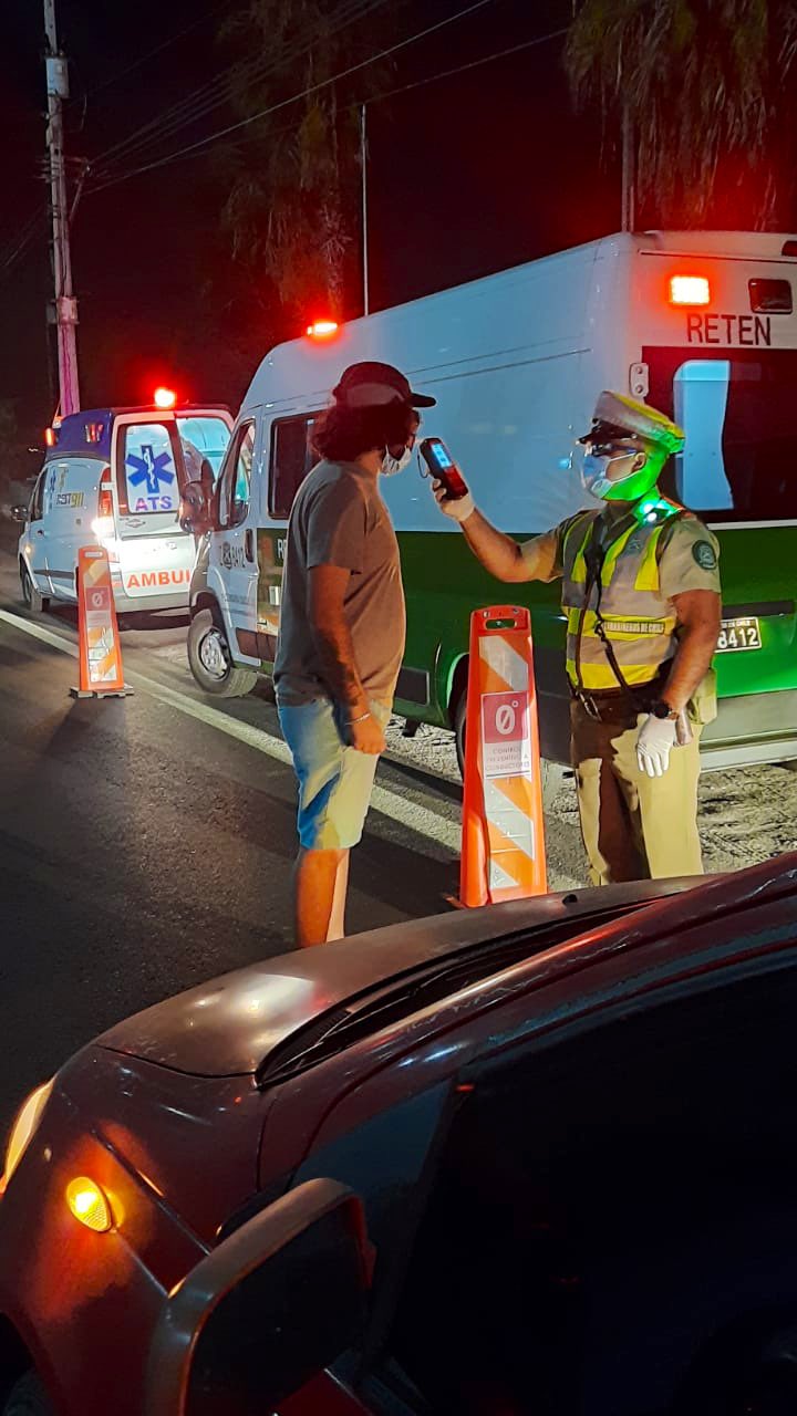 SENDA y Carabineros realiza 143 controles Tolerancia Cero durante las celebraciones de Navidad