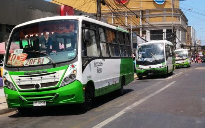 MTT INFORMA FUNCIONAMIENTO DE TRANSPORTE PUBLICO Y PLAN DE MOVILIDAD PARA PERIODO DE CUARENTENA EN LA PROVINCIA DE IQUIQUE