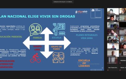 Autoridades desarrollan Mesa Regional “Elige Vivir Sin Drogas”  en Tarapacá