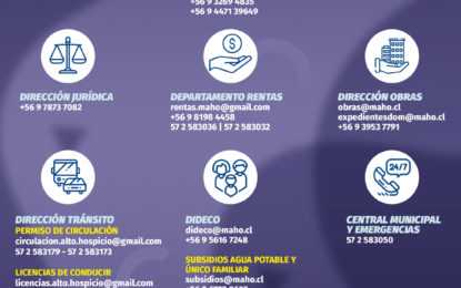 La Dirección de desarrollo social de la Municipalidad de Alto Hospicio informa