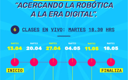 Robotic Fest impartirá MasterClass gratuitas para conocer la aplicación de la robótica en nuestra vida diaria