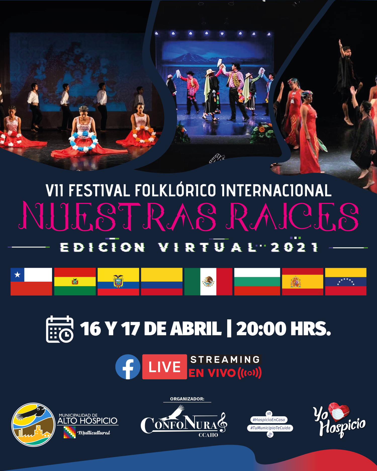 VII Festival folklórico internacional Nuestras Raíces 2021 – Modalidad virtual