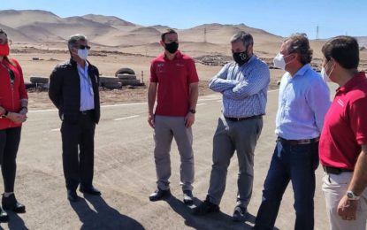 Claudia Muñoz Alcaldesa (S) de Alto Hospicio realiza visita a autodromo