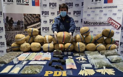 Fiscalía y PDI detienen banda de narcotráfico que operaba en Iquique