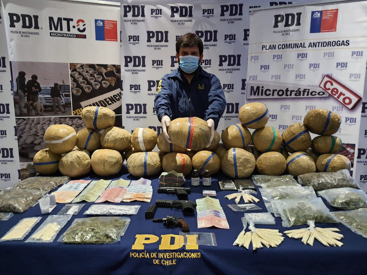 Fiscalía y PDI detienen banda de narcotráfico que operaba en Iquique