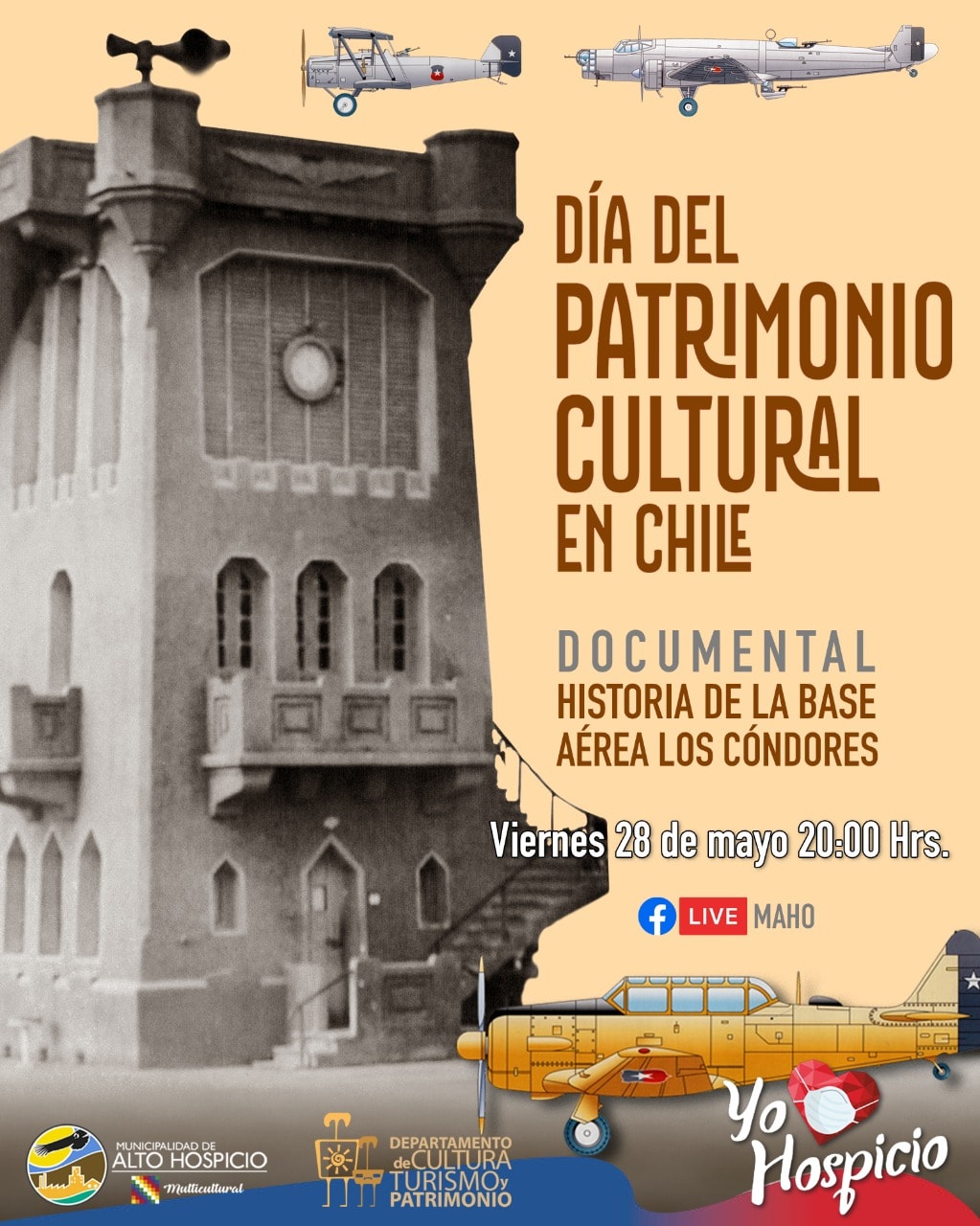 Municipio hospiciano invita a conmemorar Dia del Patrimonio Cultural