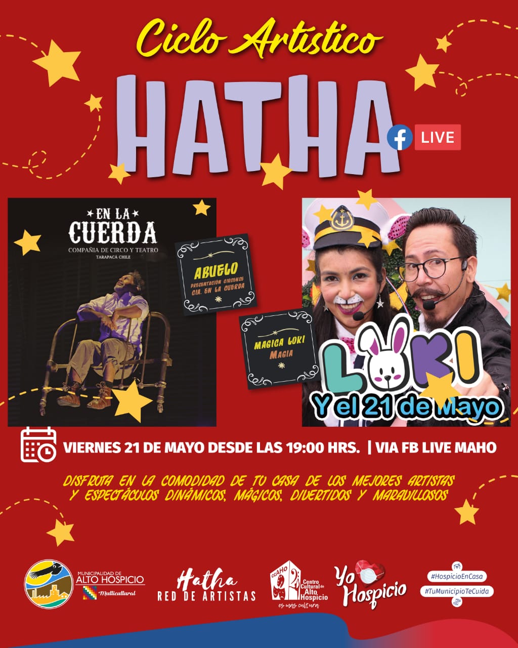 CCAho MAHO invita a ciclo artístico