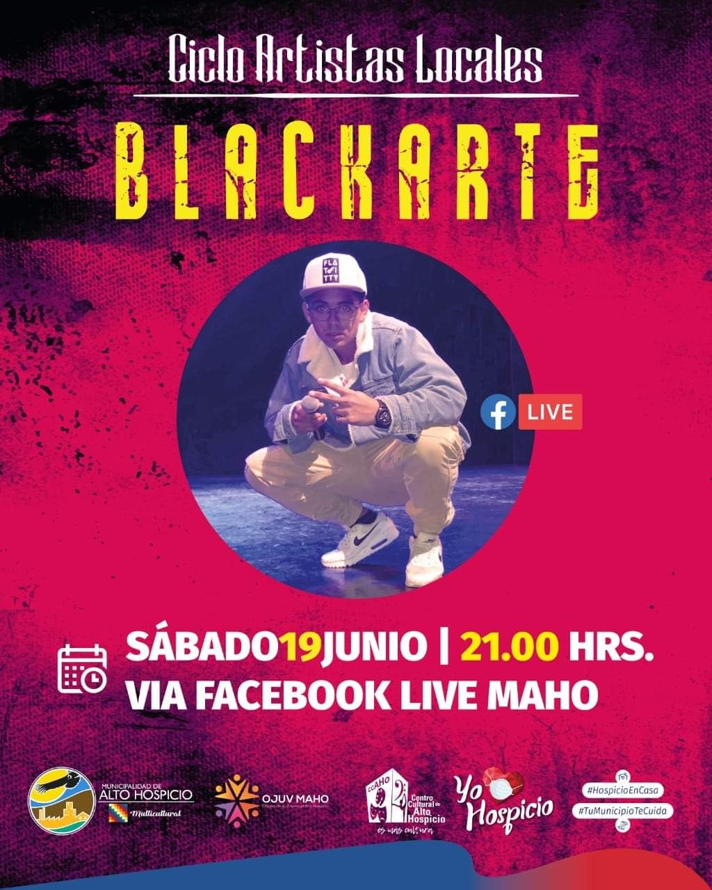 BLACKARTE se presenta este sabado en Facebook Live