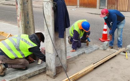 Secoplac MAHO realiza labores de hermoseamiento en la comuna