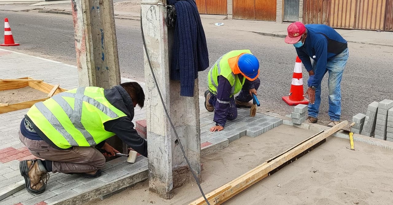 Secoplac MAHO realiza labores de hermoseamiento en la comuna