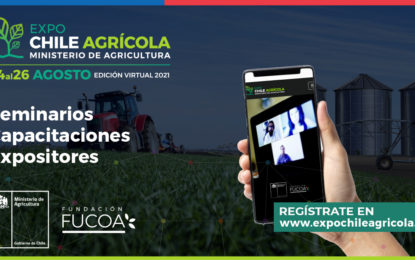 Más de 150 actividades de capacitación e información tendrá Expo Chile Agrícola 2021