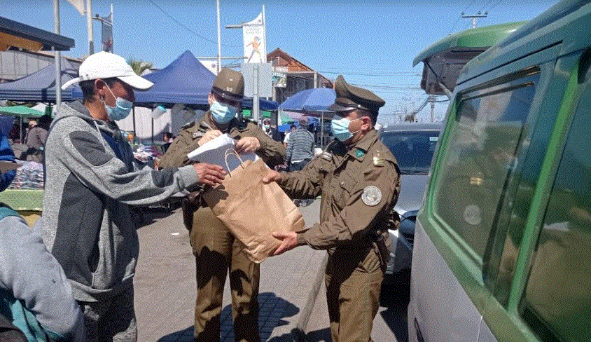 Carabineros de la Oficina de Integración Comunitaria finalizan Ruta de Calle