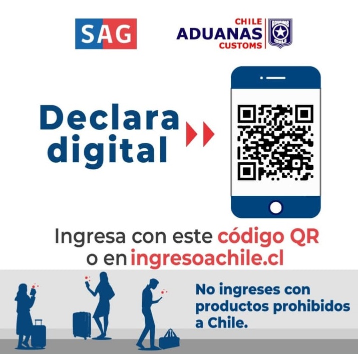 SAG y Aduanas lanzan en aeropuerto internacional Diego Aracena la Declaración Jurada Conjunta Digital para agilizar proceso de ingreso al país