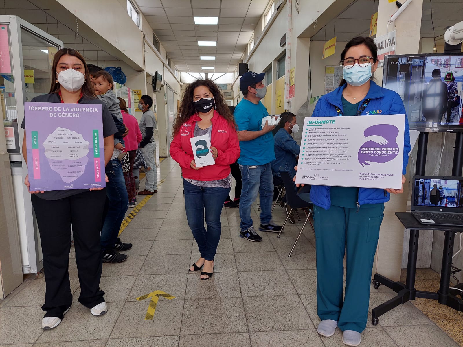 Establecimientos de salud de Tarapacá se suman a campaña de PRODEMU para promover un parto consciente e informado