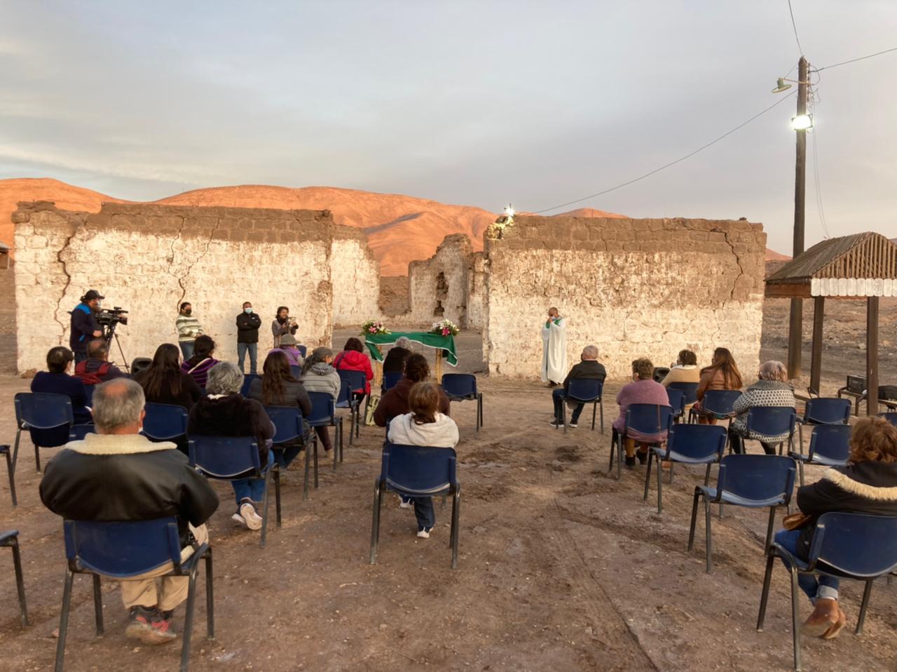 Con misa se recordó el aniversario del traslado de la parroquia San José