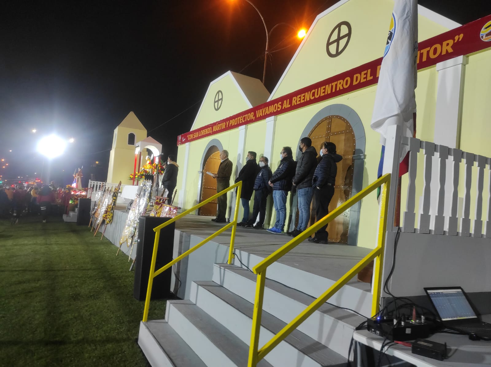 Gran número de devotos da inicio a la celebración de San Lorenzo en Alto Hospicio