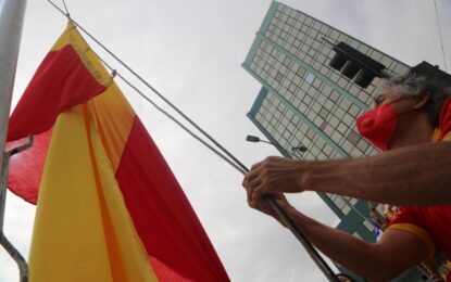 Gobierno Regional inicia el mes de agosto izando la bandera en honor a San Lorenzo de Tarapacá