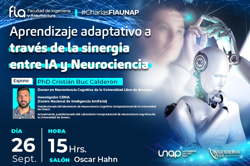 Doctor e investigador en neurociencia cognitiva e inteligencia artificial dictará charla en la UNAP