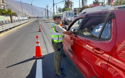 SENDA Tarapacá y Carabineros entregan positivo balance tras culminar fiestas de fin de año